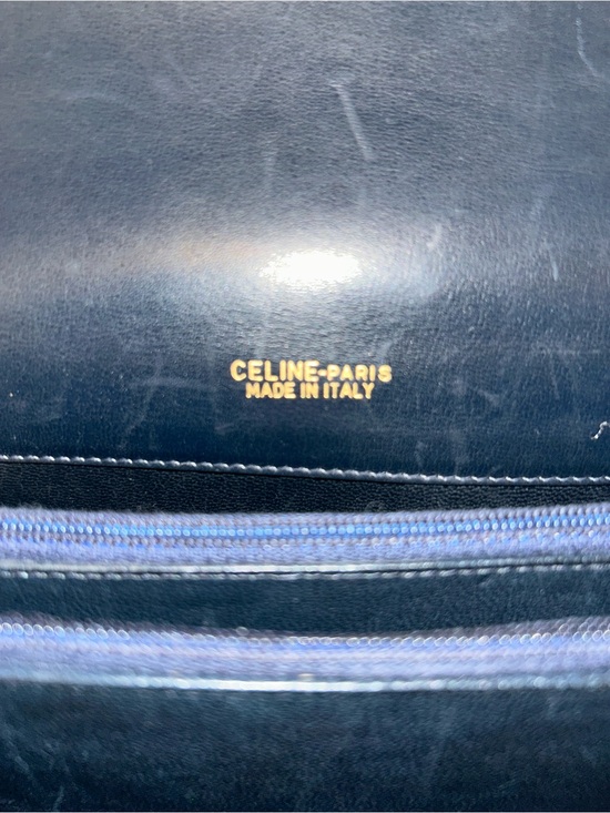 Celine C-Macadam Sulky Horse Carriage Shoulder Bag. Vintage!!!! COA included main image 8